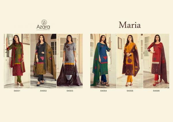 Azara Maria Jam Cotton Designer Exclusive Dress Material